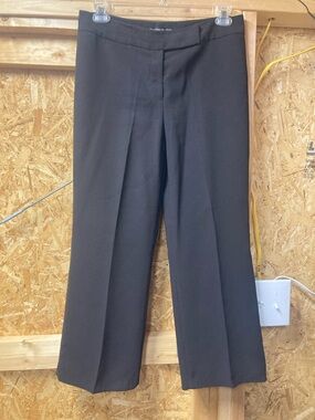 PRESTON & YORK/Brown Straight-Leg Ladies Dress Pants